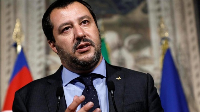 İtalya Başbakan Yardımcısı ve İçişleri Bakanı Matteo Salvini