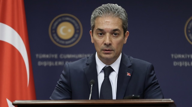 Dışişleri Bakanlığı Hami Aksoy, ABD'nin FKÖ kararına ilişkin açıklamalarda bulundu.