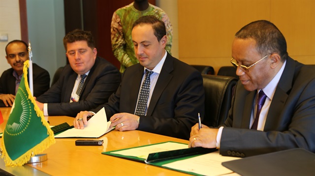 Turkey and the African Union Commission signed the Cooperative Framework Arrangement at the AU headquarters in Ethiopian capital Addis Ababa.