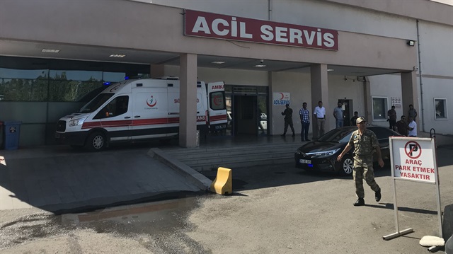 EYP'li saldırının ardından yaralanan askerler hastaneye kaldırıldı. 