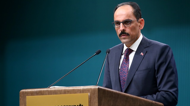 Turkish Presidential spokesman Ibrahim Kalın