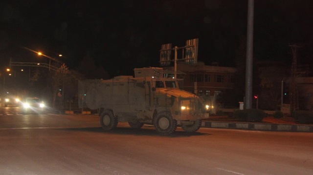 Askeri konvoy, güvenlik önlemleri altında Suriye sınırındaki birliklere sevk edildi. Fotoğraf: Arşiv