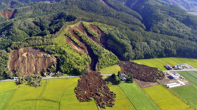 File photo: Japan's Hokkaido Island after devastating earthquake