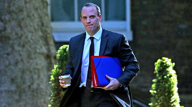 Britain's Secretary of State for Exiting the European Union Dominic Raab 