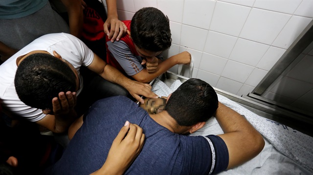 İsrail işgal güçlerinin barışçıl göstericilere karşı açtığı ateş sonucu Filistinli Hani Afane şehit oldu.