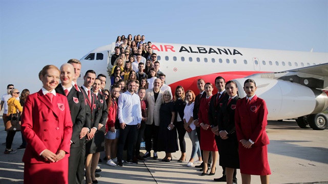  Air Albania ilk uçuşunu İstanbul'a gerçekleştirdi.