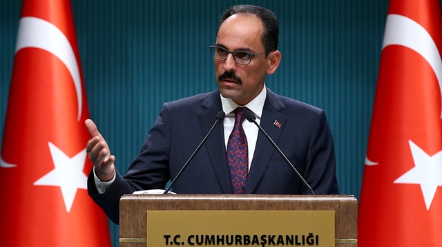Turkish Presidential spokesman Ibrahim Kalın