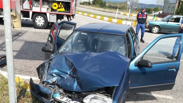 Zonguldak’ta meydana gelen trafik kazasında 7 kişi yaralandı.