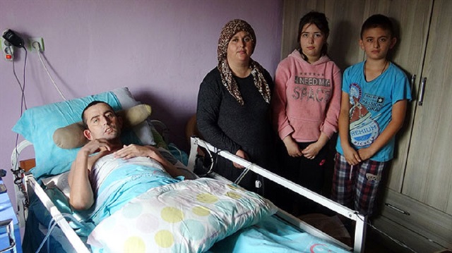Yaşanan trafik kazası sonrası hayatları alt üst olan Arslan ailesi yardım bekliyor. 