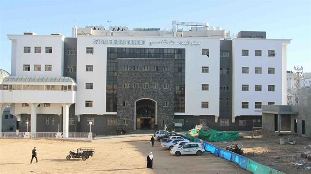 Gazze Şeridi'nin en büyük hastanesi Şifa Hastanesi'nde yılda 500 bin tedavi görüyor