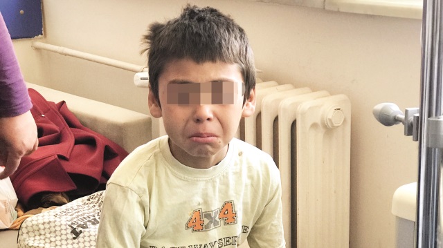 9 yaşındaki Osman G., çenesindeki mermiyle yaşayacak.