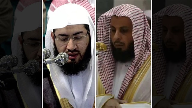 Mecca imams Sheikh Bandar Abdulaziz Balila and Sheikh Saleh al-Talib