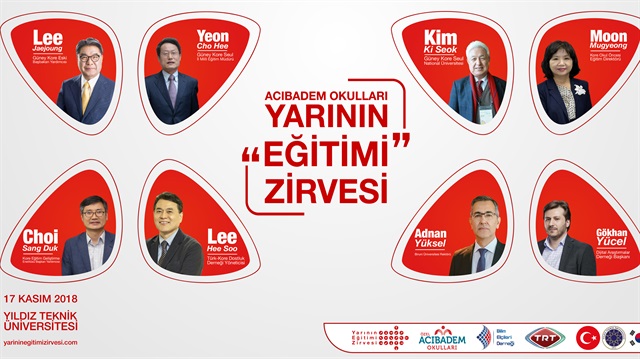 Yarının Eğitimi Zirvesi, Acıbadem Okullarının isim sponsorluğuyla ve Güney Kore’nin katılımıyla 17 Kasım’da İstanbul’da gerçekleşecek.
