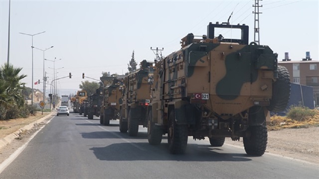 The Turkish Army's military reinforcements to northern Syria