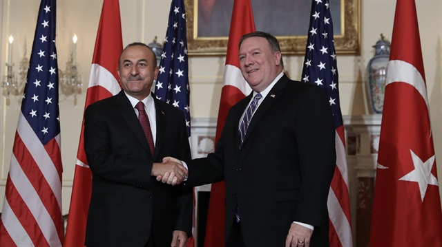 File photo: Turkish FM Cavuşoglu in Washington

