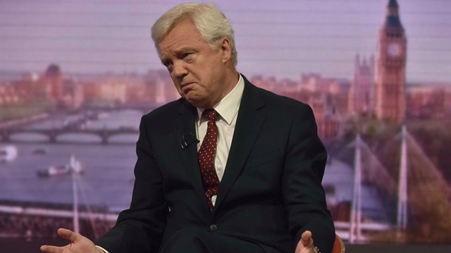 Britain's former Brexit Secretary David Davis 