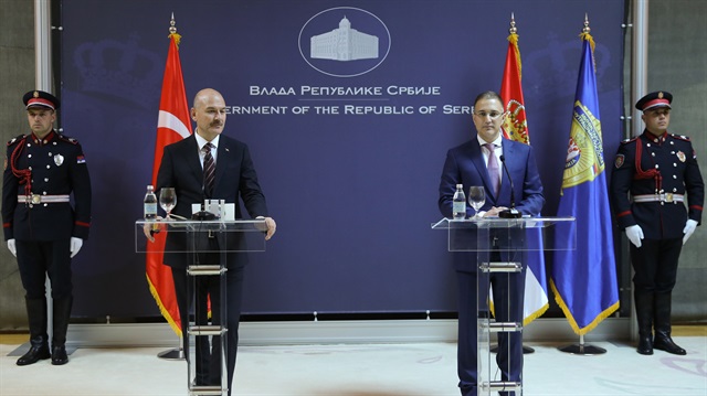 Turkish Interior Minister Süleyman Soylu In Serbia

