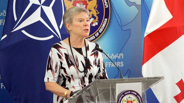 Rose Gottemoeller, NATO's deputy secretary-general met Georgian Foreign Minister David Dondua