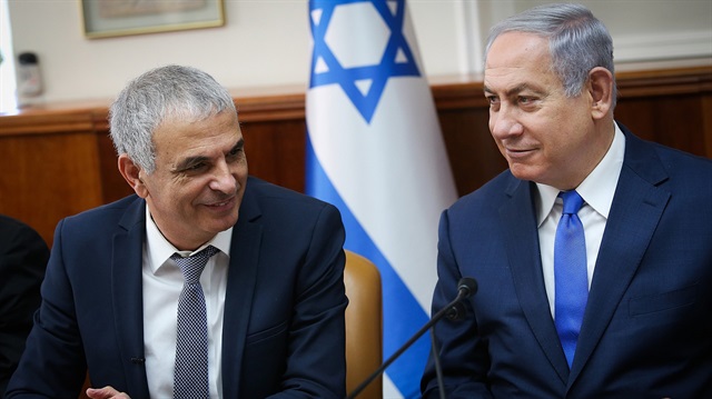 İsrail Başbakanı Binyamin Netanyahu ve Maliye Bakanı Moşe Kahlon