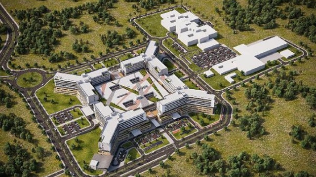 ​Bursa Şehir Hastanesi Türkiye'nin en büyük yatırımlarından birini oluşturuyor.