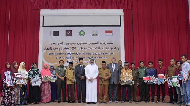 قطر الخيرية مولت 189 مشروعا إنتاجيا لأيتام أندونيسيا 2018