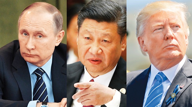 Vladimir Putin - Xi Jinping - Donald Trump