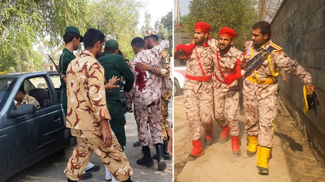 İran'ın Ahvaz kentinde askeri geçit töreni sırasında terör saldırısı düzenlendi. (Fotoğraf: İSNA)