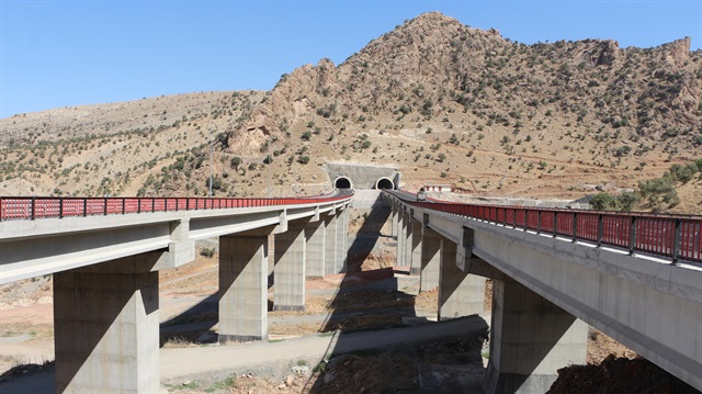 Cudi Dağı, 21 yıllık çalışma sonucu tünellerle aşıldı.