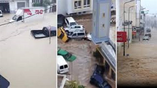 بالفيديو: أمطار طوفانية في تونس تتسبّب بمصرع شخص وتجرف عشرات السيارات
