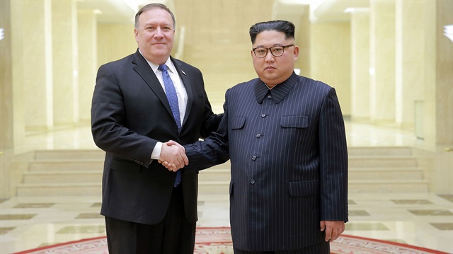 ABD Dışişleri Bakanı Mike Pompeo ve Kuzey Kore Lideri Kim Jong-un