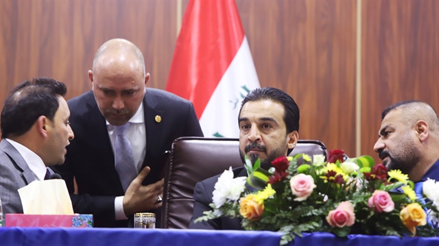 The new speaker of Iraq's parliament Mohammed al-Halbousi, attends a meeting for the basra provincial Council in Basra, Iraq September 18, 2018. 