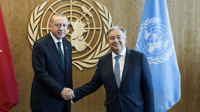 President of Turkey Recep Tayyip Erdoğan in New York