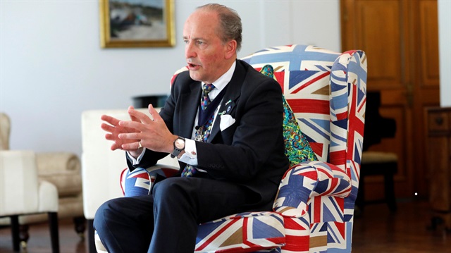 Lord Mayor of London Charles Bowman speaks during an interview
