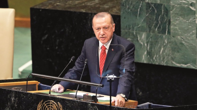 Cumhurbaşkanı Tayyip Erdoğan, BM’nin dünyadaki zulme seyirci kaldığını vurguladı.