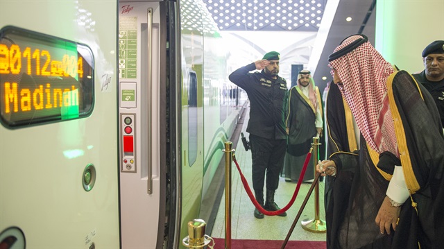 Opening ceremony of the Haramain rail line in Saudi Arabia

