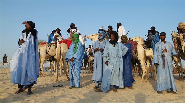 Mali'deki Tuareg kabilesi