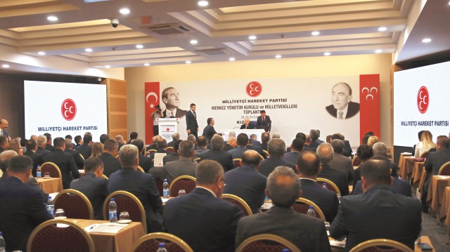 MHP’nin Kızılcahamam 
kampı Bahçeli’nin açılış
konuşmasıyla başladı.