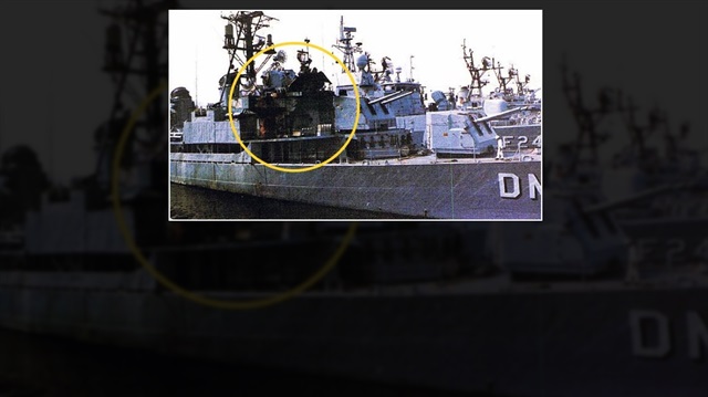 Saldırıya uğrayan TCG Muavenet gemisi