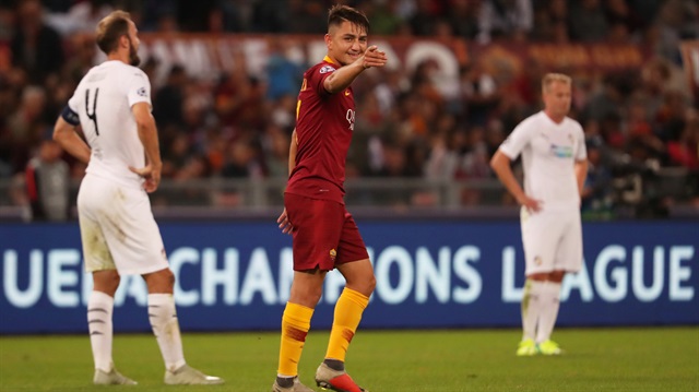 Cengiz Ünder, Roma-Plzen maçında 1 gol, 1 asistle yıldızlaştı. 