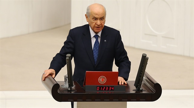Turkey's Nationalist Movement Party (MHP) leader Devlet Bahçeli