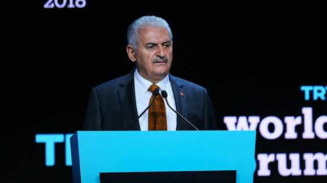 Turkish parliament speaker Binali Yıldırım
