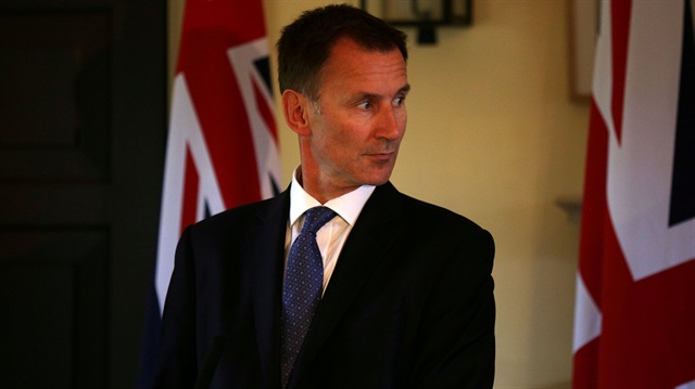 Britain's Foreign Secretary Jeremy Hunt 