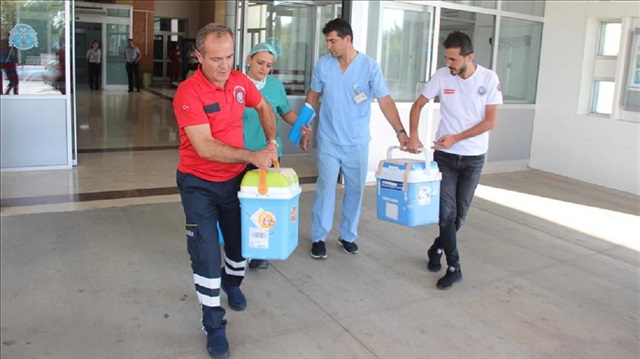 Yaşamını yitiren polis memuru İsmail Yalçın'ın organları, ailesi tarafından bağışlandı.