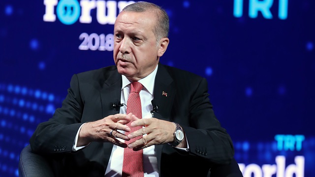 Cumhurbaşkanı Erdoğan, ​TRT World Forumu kapanış oturumunda konuştu.