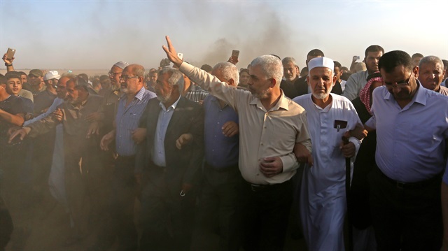 Leader of Hamas in the Gaza Strip, Yahya Sinwar  