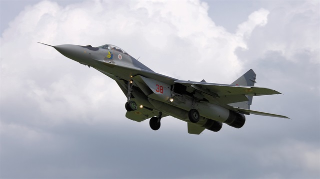 MiG-29 tipi Rus savaş uçağı 