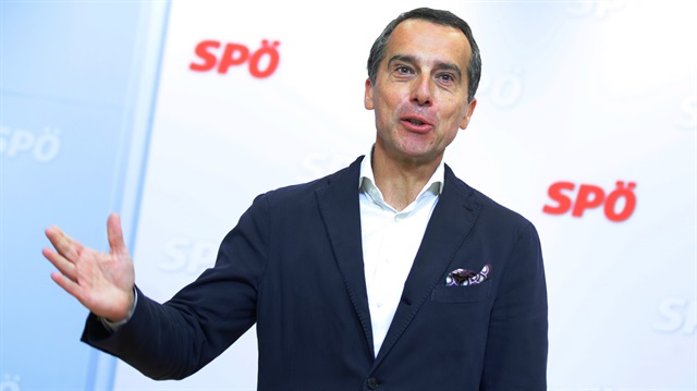Head of the Social Democratic Party SPOe Christian Kern 