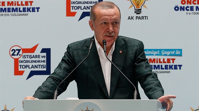 ​Cumhurbaşkanı Recep Tayyip Erdoğan, AK Parti 27. İstişare ve Değerlendirme Toplantısında konuştu.