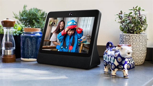 A smart speaker device by Facebook Inc. called Portal is shown in this photo released by Facebook Inc. from Menlo Park, California, U.S., October 5, 2018. 