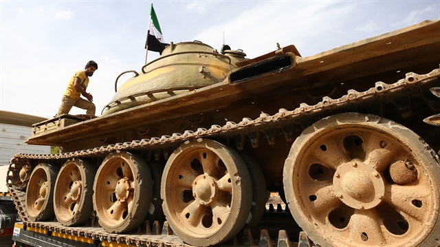 Withdrawal process of heavy weapons in Idlib  